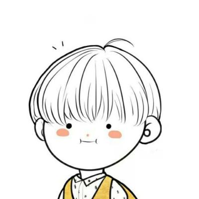 20张超耐看简约风卡通情侣头像 高清无水印直接用