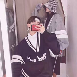 14组清新又时尚的QQ情侣头像 一男一女小清新款
