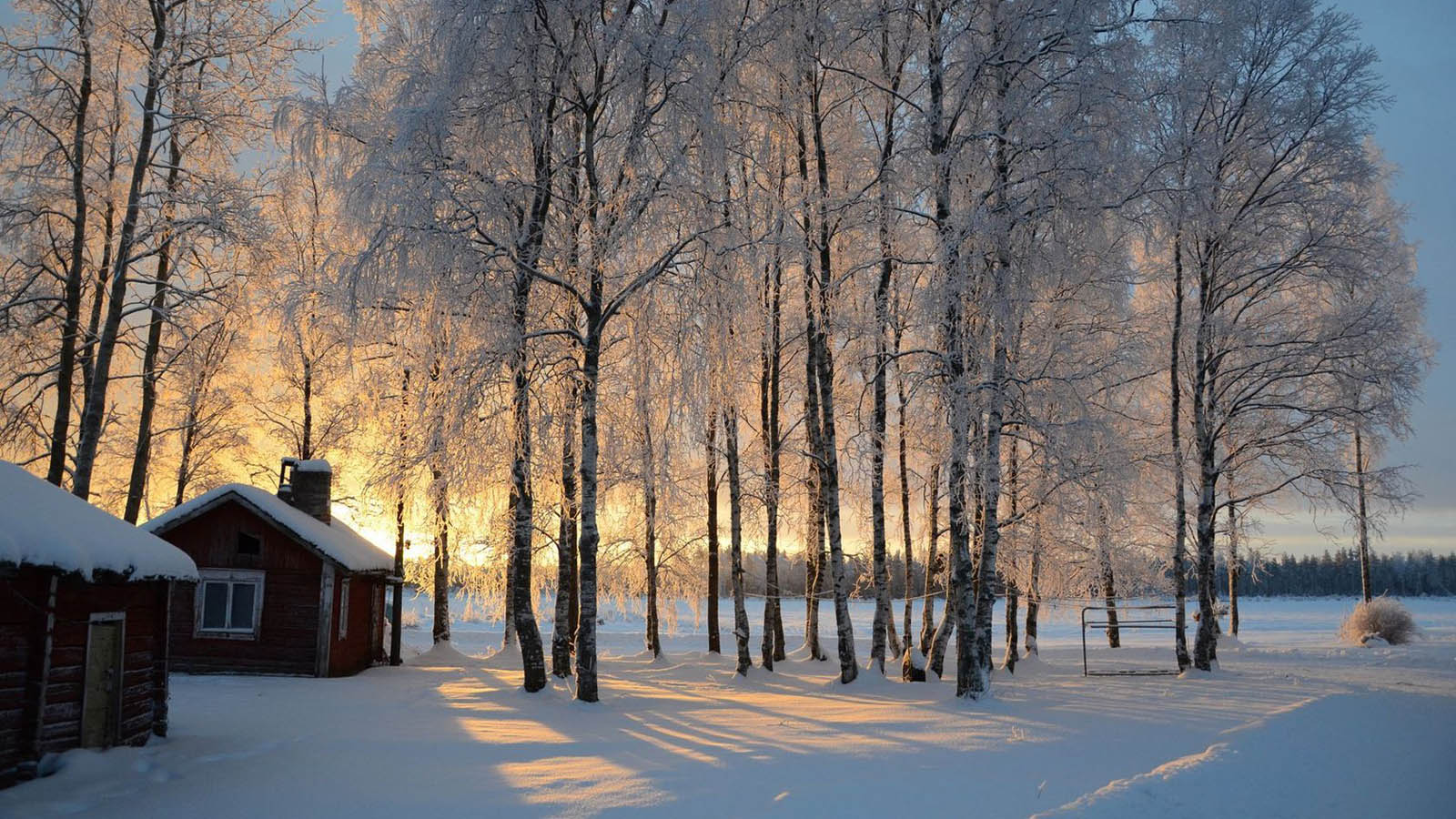 雪后风景电脑动漫壁纸上新 多款分辨率可选
