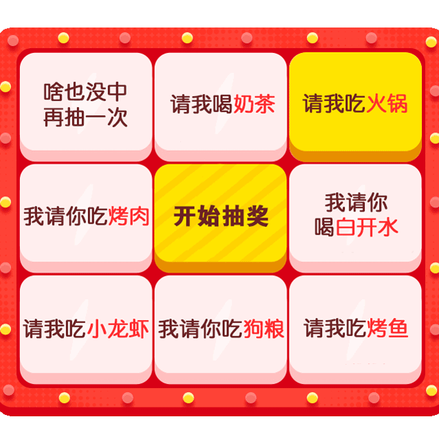 情侣互动必备！这套抽奖套路表情包太会了
