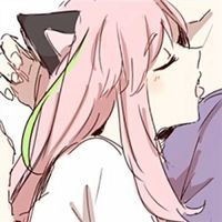 20组成对的二次元猫耳情侣头像 快和对象一起用