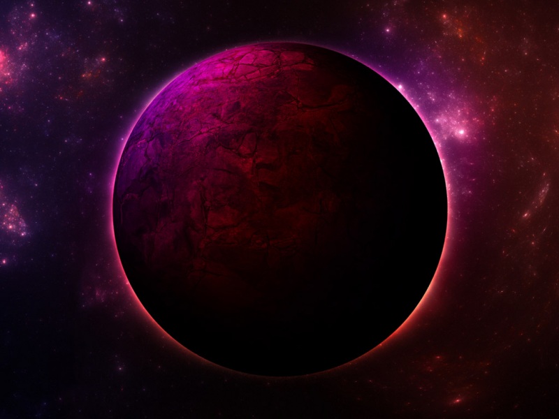 火红星球主题电脑桌面壁纸来啦