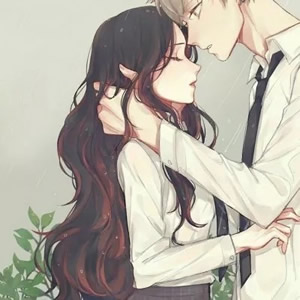 18张高清好看的QQ动漫情侣头像，一左一右超适配