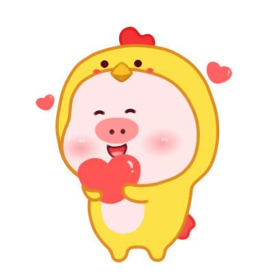 呆萌一对卡通情侣头像！22张超萌微信情头一左一右高清合集