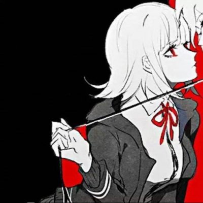 16组高清丧气二次元病娇黑化情侣头像 一对两张