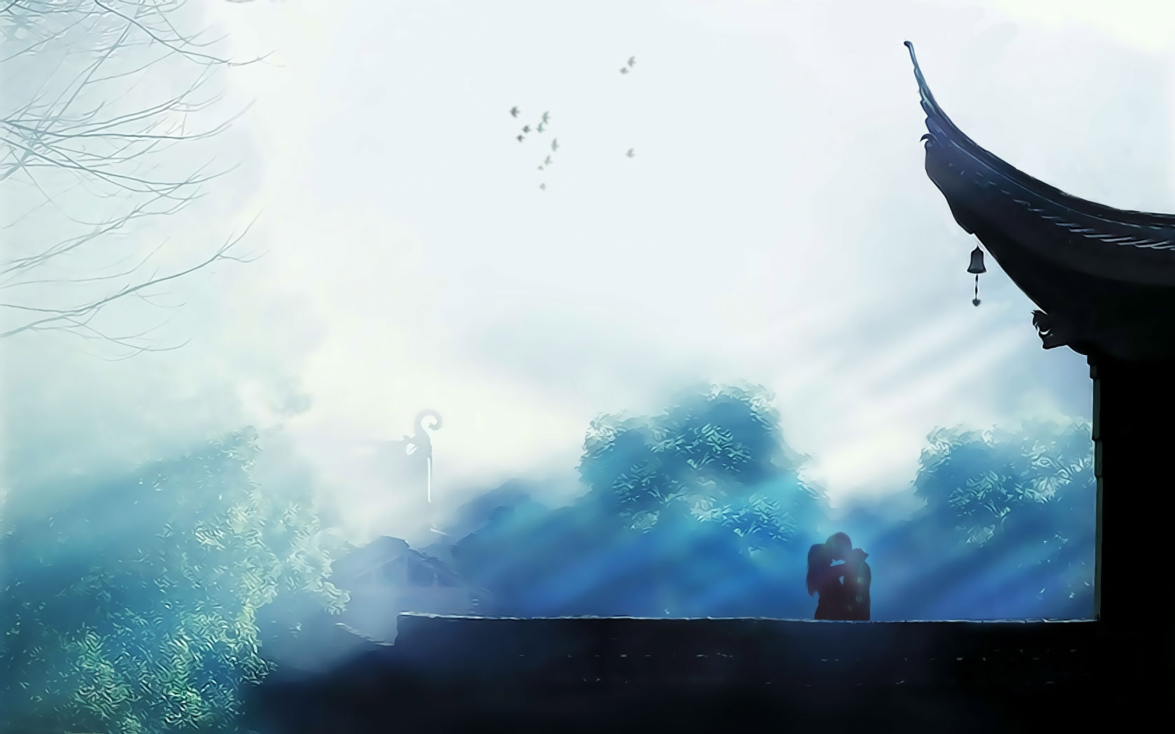 古式爱侣电脑桌面动漫壁纸分享 多款高清尺寸可选