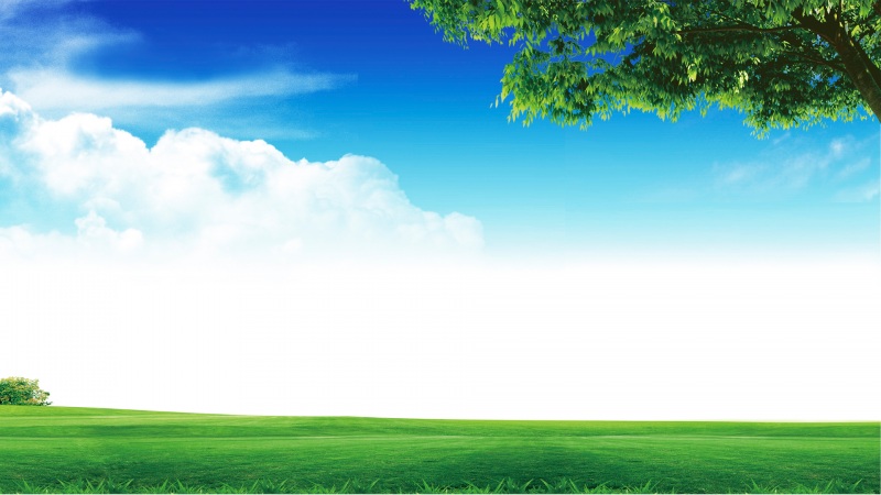 适合电脑用的蓝天白云草地清新风景壁纸合集
