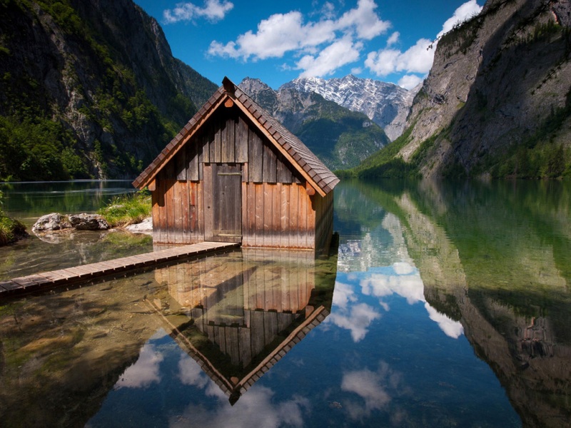 贝希特斯加登湖畔绝美风景 适配多款设备的高清桌面壁纸