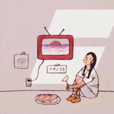 24组超治愈卡通情侣头像！一男一女温暖感拉满