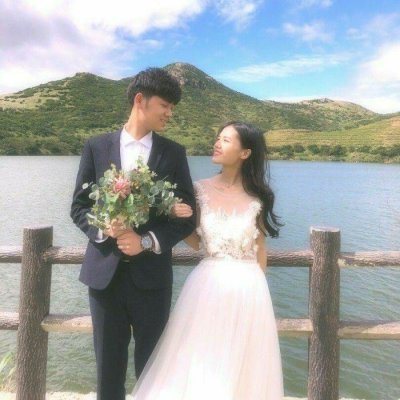 穿婚纱的情侣头像一对两张 14组高清婚纱系列情头合集