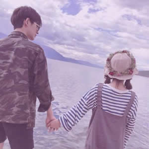 18组小清新情侣头像 两人一对高清图