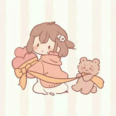 20张高清可爱动漫情侣QQ头像 直接拿去用