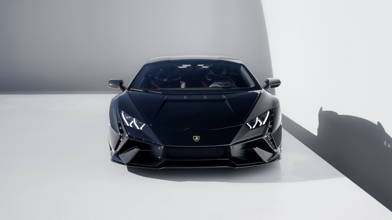 兰博基尼Novitec Huracán Tecnica黑色跑车高清壁纸下载