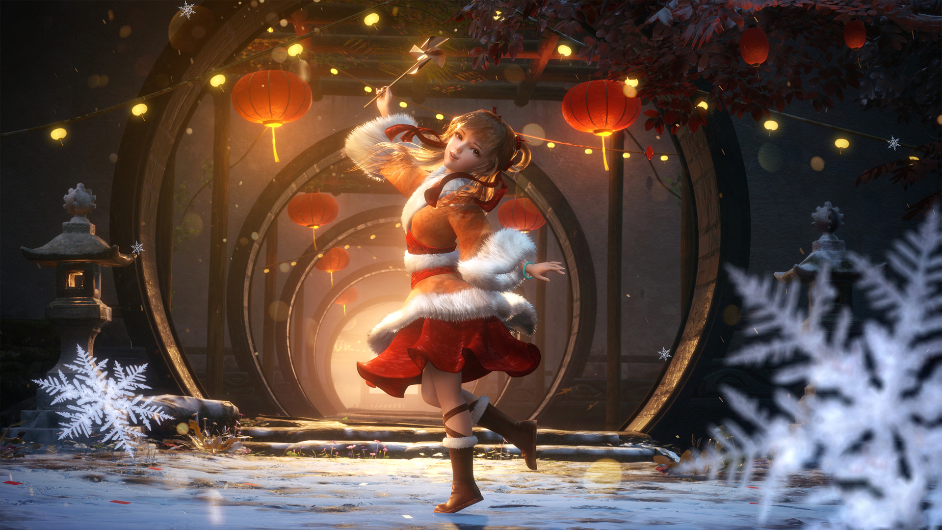 新秦时明月新春国风壁纸上线 多款高清尺寸任你选