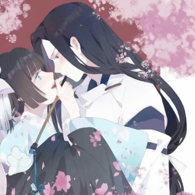 34张高清动漫古风意境情侣头像合集