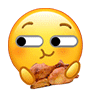 超实用！小黄脸吃东西表情包合集