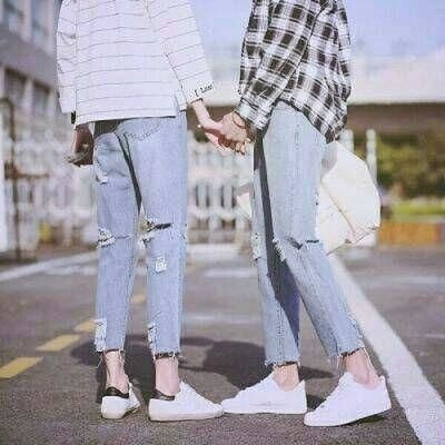 不露脸也甜！14张衬衫领带情侣半身头像来啦