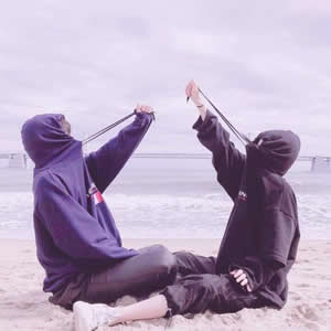 情侣头像两人一张一对唯美 16组好看的双人情头合集