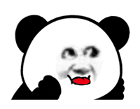 抖音爆火！超大霸屏熊猫头动态表情包第三弹来了