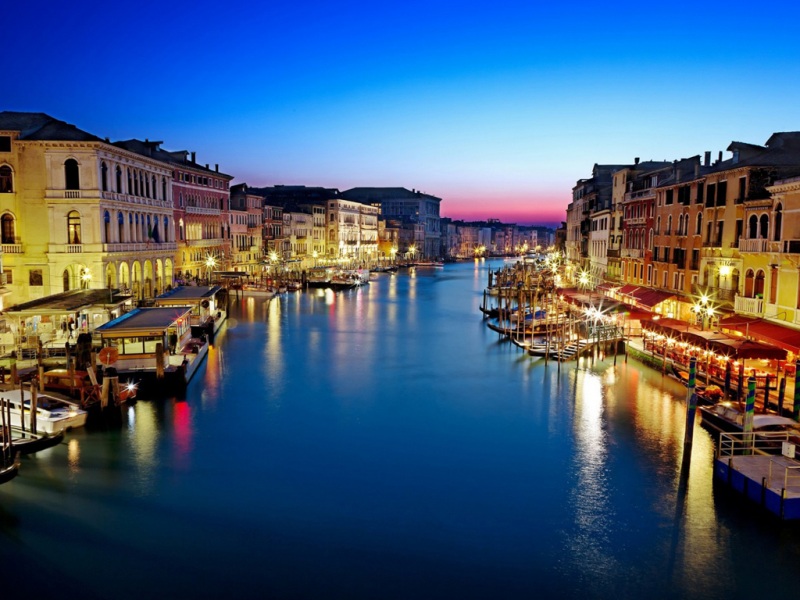 意大利威尼斯大运河风景 高清电脑动漫壁纸推荐