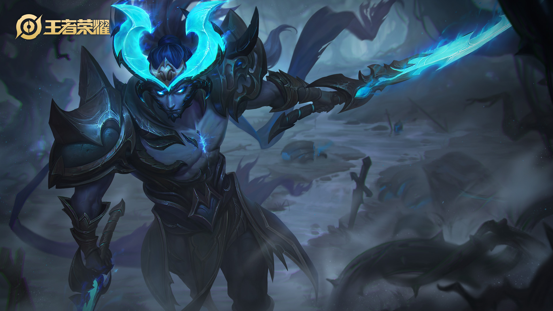 王者荣耀宫本武藏幽冥之眼高清壁纸分享