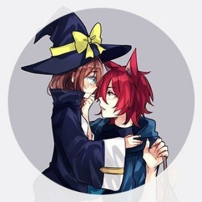 魔女系情侣头像来啦！34张高清养成系列情侣头像合集