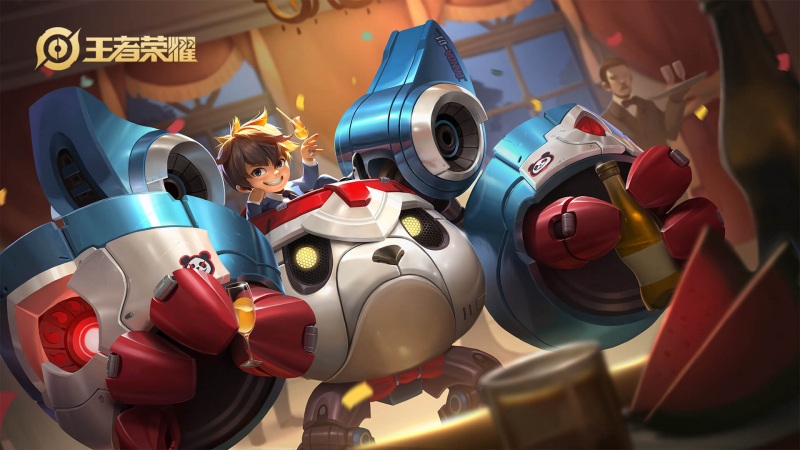 刘禅-绅士熊喵王者荣耀高清壁纸 多款尺寸可选