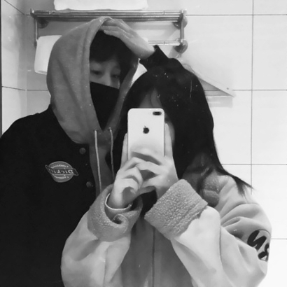 黑白风格情侣头像合集 28张高清酷感黑白情头