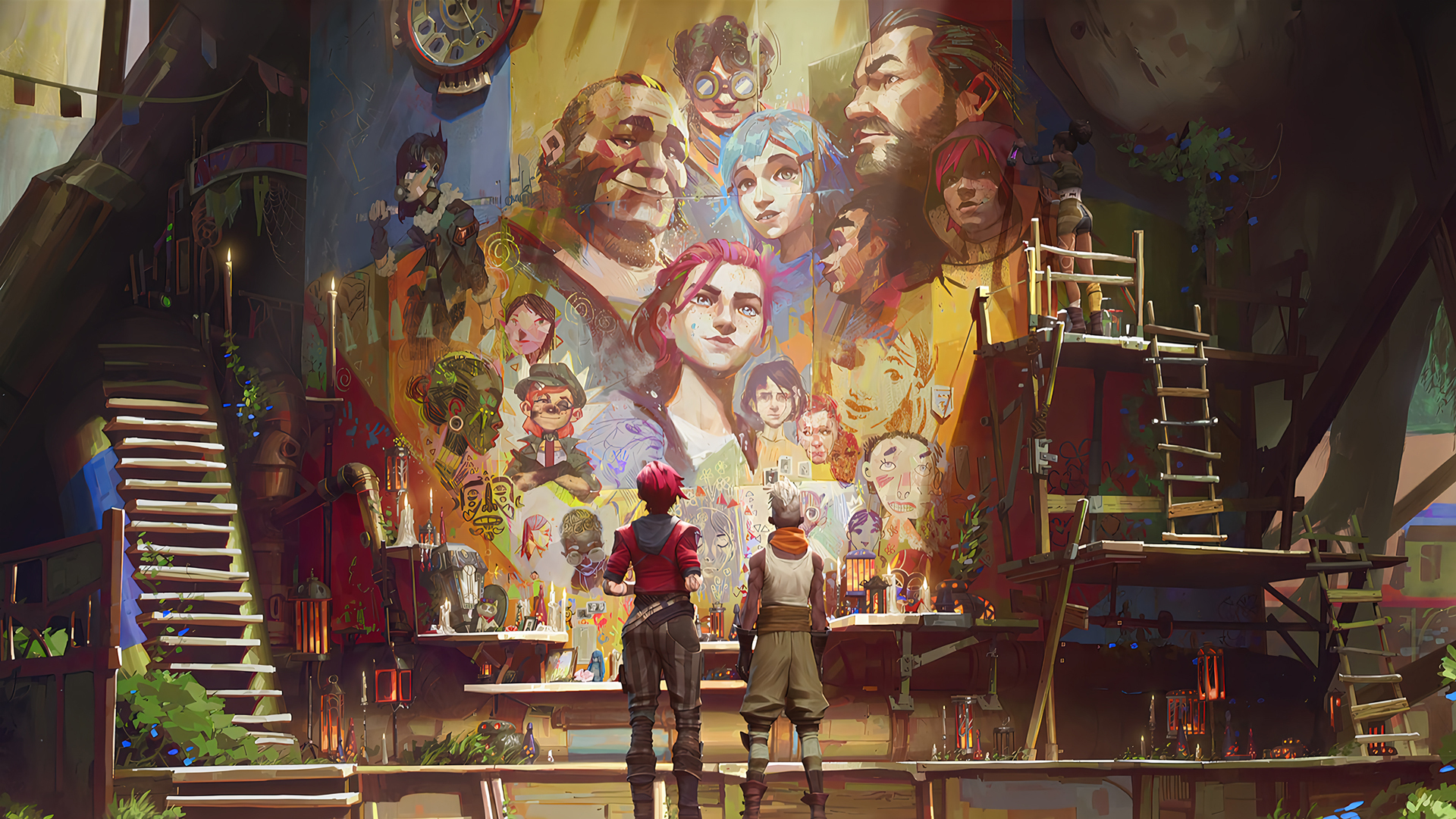 《英雄联盟双城之战》艾克和蔚高清壁纸合集