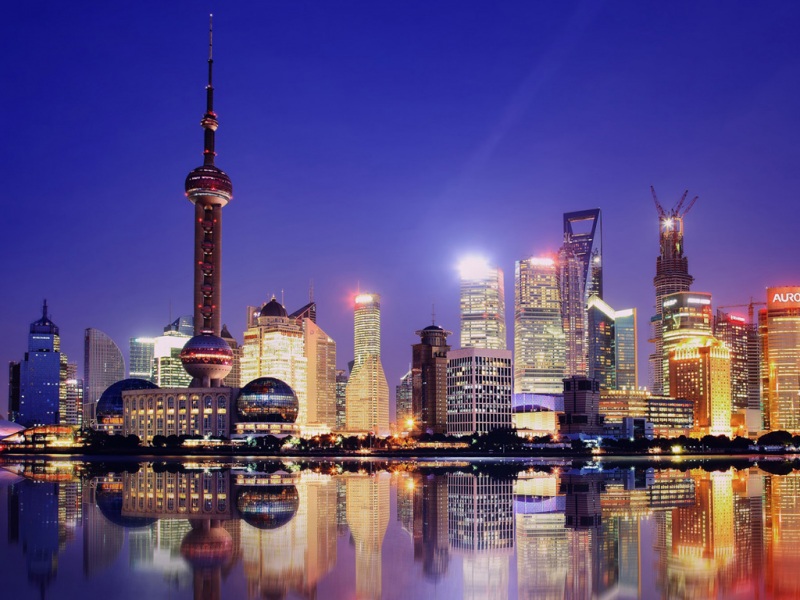 上海夜景高清电脑壁纸推荐