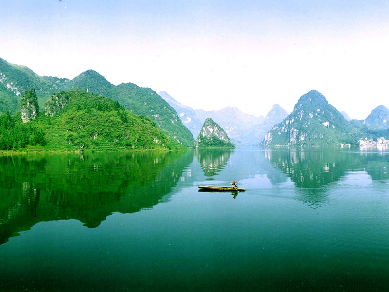 能当电脑桌面的桂林山水壁纸 氛围感拉满