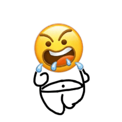 聊天斗图必备！这套奔跑小黄脸表情包太好用了