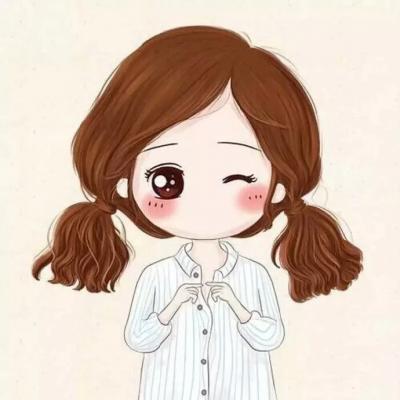 超萌卡通微信情侣头像一男一女 24张高清可爱款