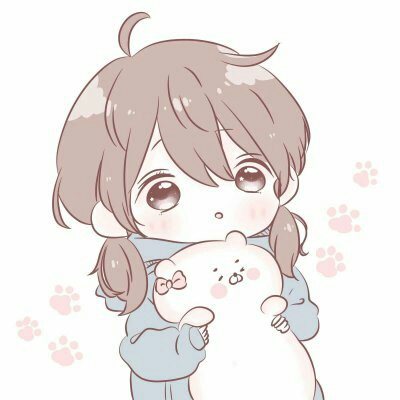 34组可爱动漫情侣头像 一对两张分开高清图