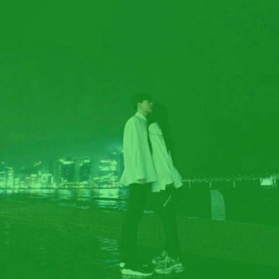 绿色系QQ情侣头像来啦！10张高清一对两张款