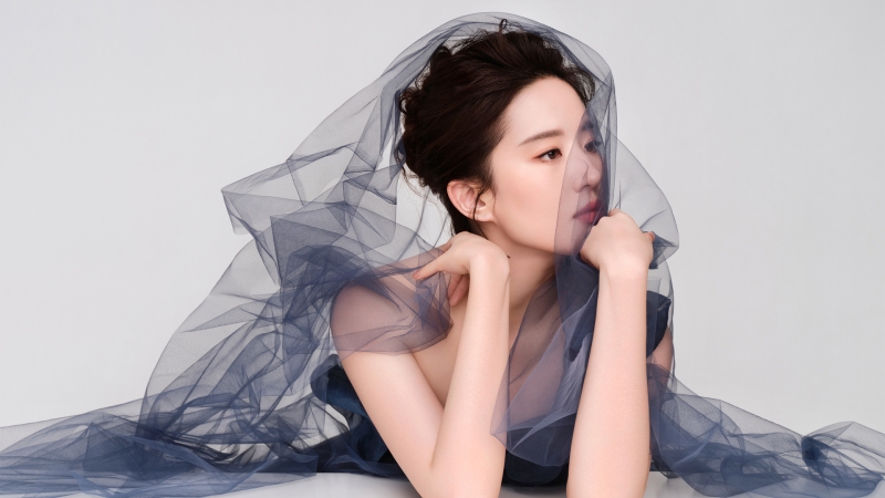 刘亦菲穿黑裙带头纱的高清壁纸来了