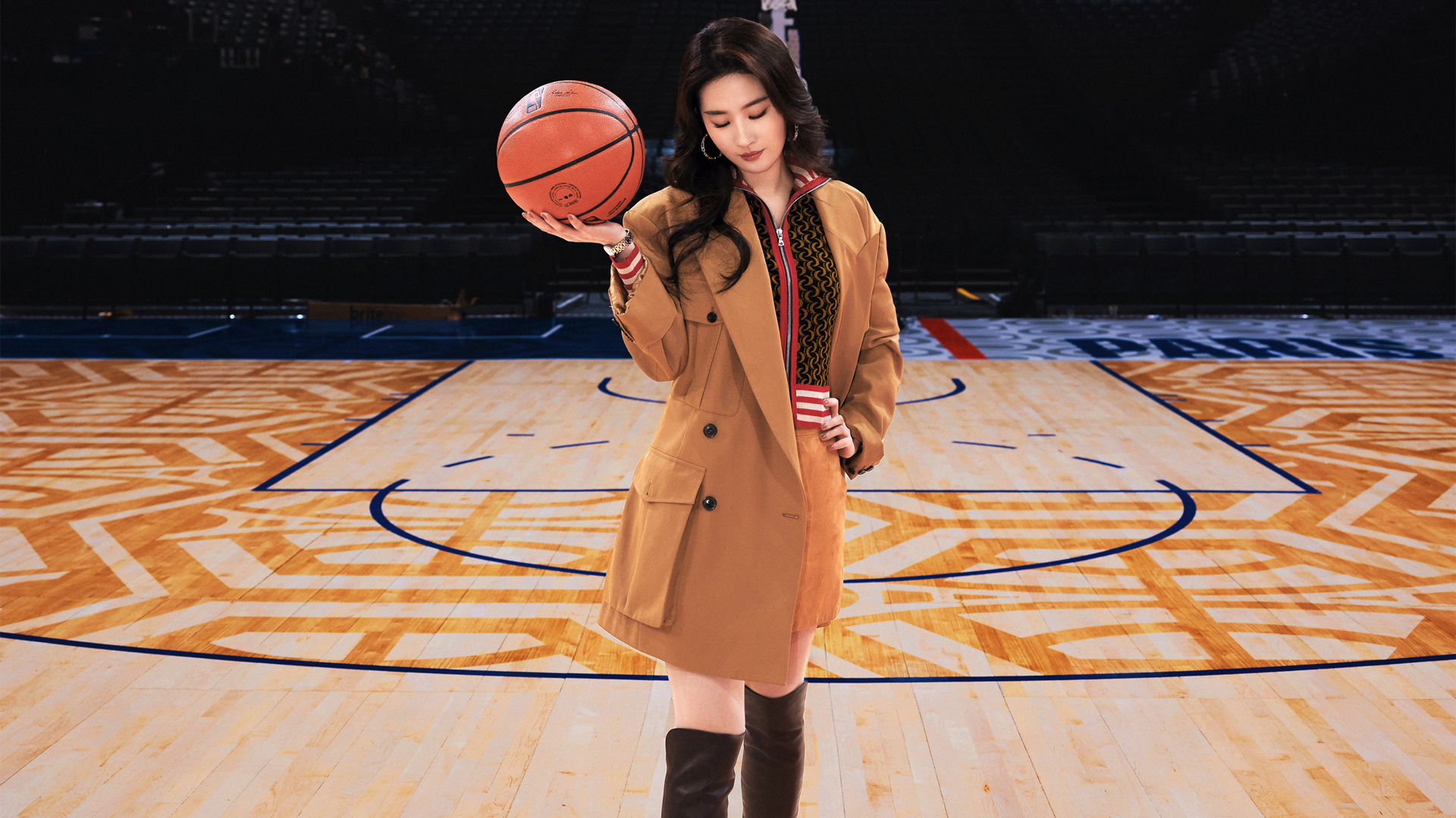 刘亦菲篮球主题高清壁纸分享