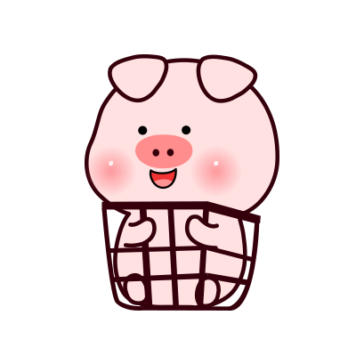 一左一右的呆萌小猪情侣头像 14张高清卡通款来啦