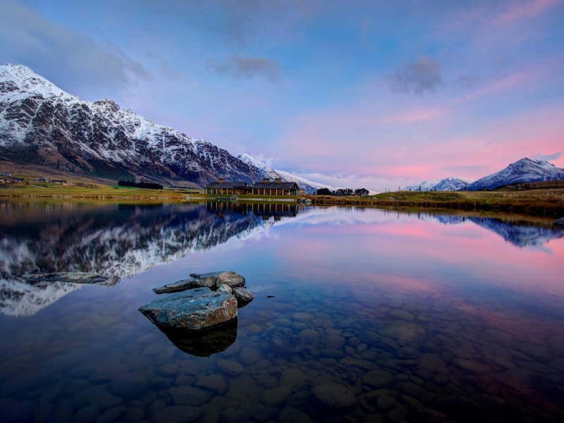 新西兰皇后镇瓦卡蒂普湖风光电脑桌面壁纸来啦