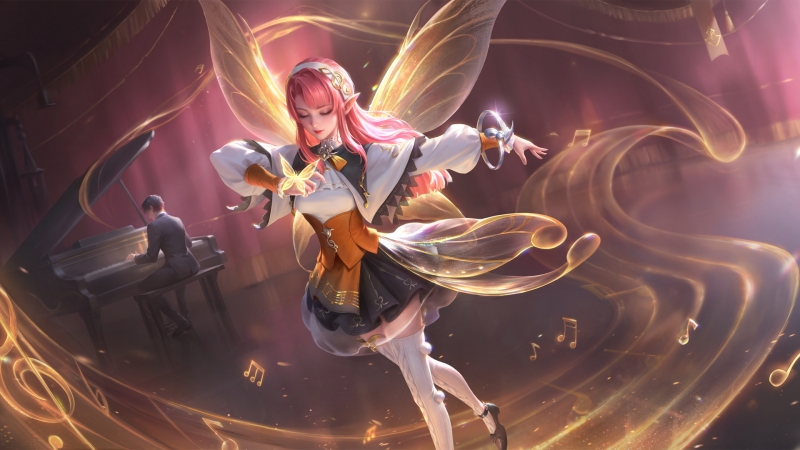 王者荣耀艾琳流音漫舞高清壁纸 多款尺寸任你选