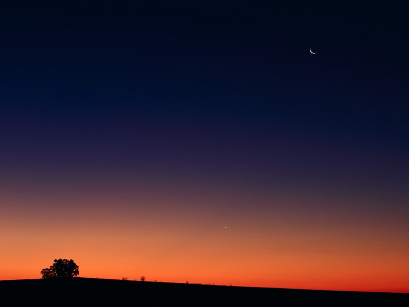 超治愈月亮天空风景壁纸合集