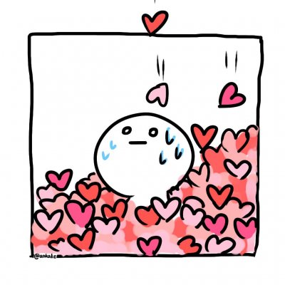 16组超有互动感的白底简笔小人情侣头像 高清手绘款