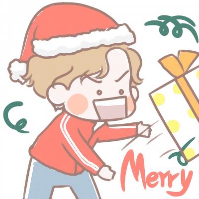 戴圣诞帽的圣诞动漫情侣头像来啦！30张高清卡通款一次看够