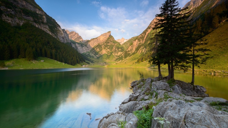 夏日湖山林景电脑壁纸合集