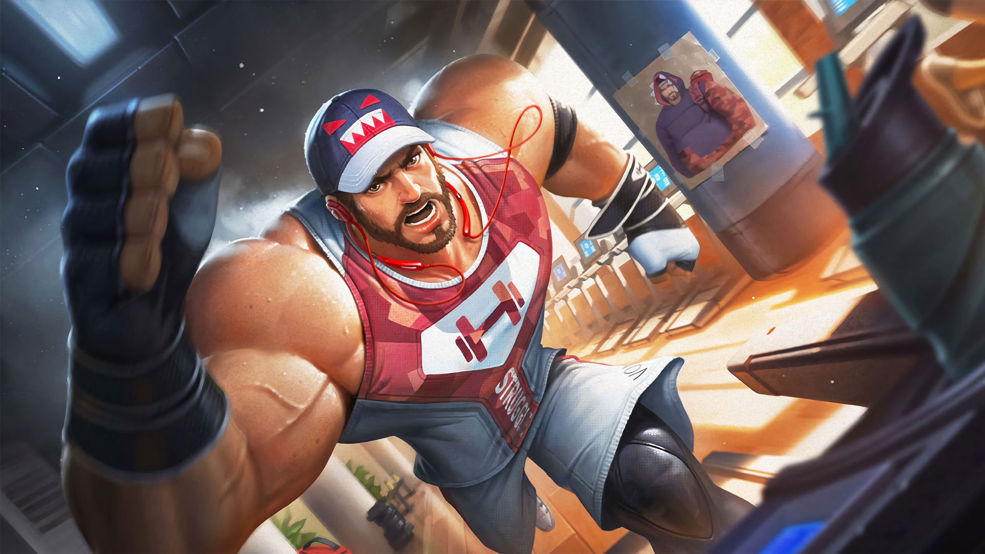 王者荣耀程咬金活力突击高清壁纸来啦