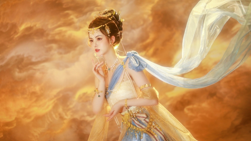 敦煌风美女高清电脑壁纸推荐