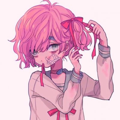 16组高清丧气二次元病娇黑化情侣头像 一对两张