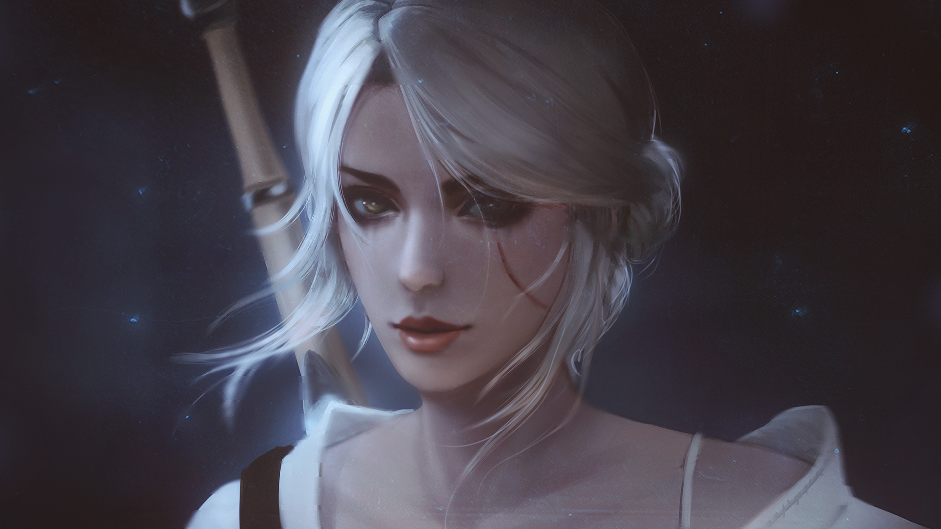 《巫师》希里高清游戏壁纸分享 多款尺寸可选