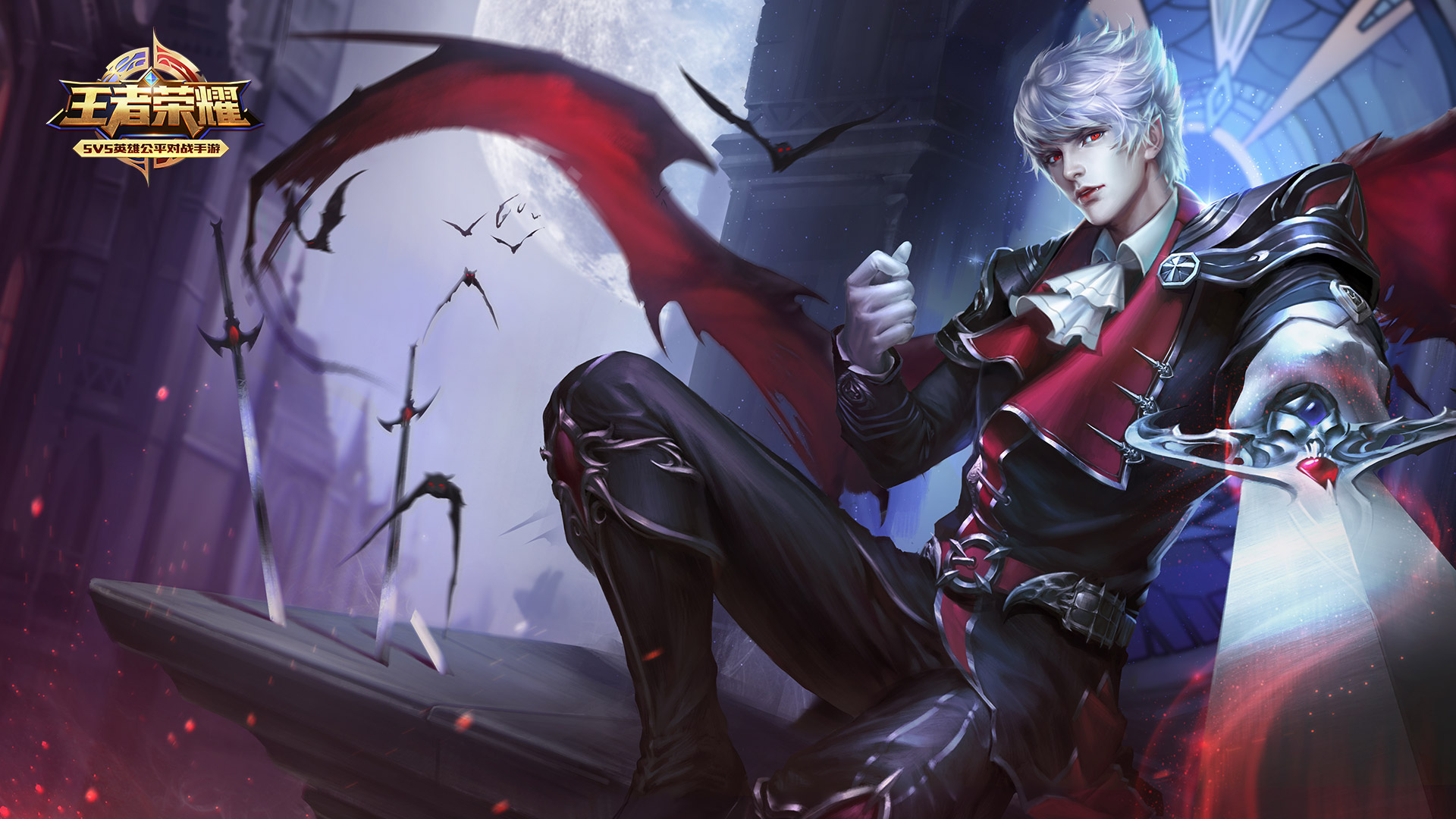 嬴政暗夜贵公子王者荣耀高清壁纸来了