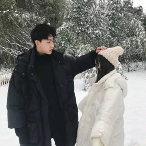 16张潮流时尚款情侣头像 高清个性范一对两张图